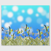 Unterwasser-28-Wrapping Paper Geschenkpapier (Flach)
