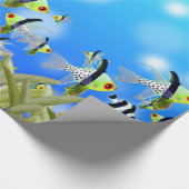 Unterwasser-28-Wrapping Paper Geschenkpapier (Ecke)