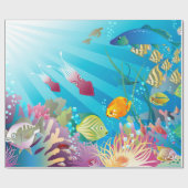 Unterwasser-2-Schleifpapier Geschenkpapier (Flach)