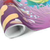 Unterwasser-2-Schleifpapier Geschenkpapier (Rolleneckpunkt)