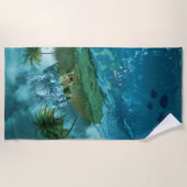 Unterwasser 32 Strandtuch (Vorderseite)