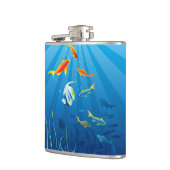 Unterwasser-3-Kolben Flachmann (Links)