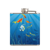 Unterwasser-3-Kolben Flachmann (Rückseite)