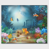 Unterwasser-4-Schleifpapier Geschenkpapier (Flach)