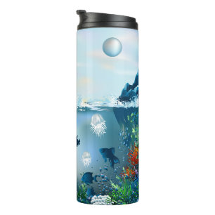 Unterwasser 5A Optionen Thermosbecher