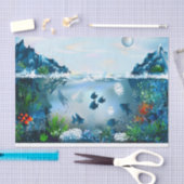 Unterwasser 5A Seidenpapier (Handwerk)