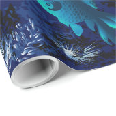 Unterwasser-6A-Schleifpapier Geschenkpapier (Rolleneckpunkt)