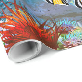 Unterwasser-7-Schleifpapier Geschenkpapier (Rolleneckpunkt)