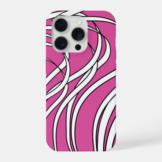 Unterwasser-Algen in Rosa iPhone Hülle (Rückseite)