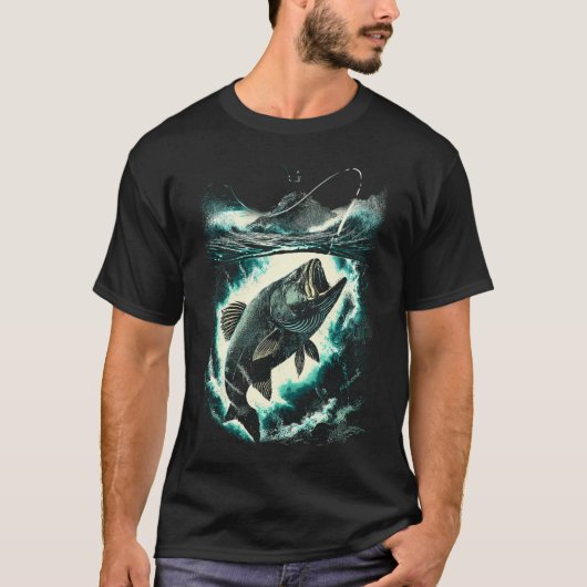 Unterwasser-Angeldesign Clash T-Shirt (Vorderseite)