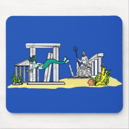 Unterwasser Antike Ruinen Mousepad