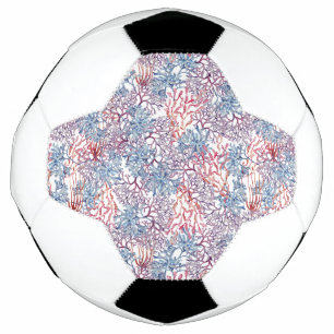 Unterwasser-Aquarell-Zusammensetzung Reihe Design Fußball