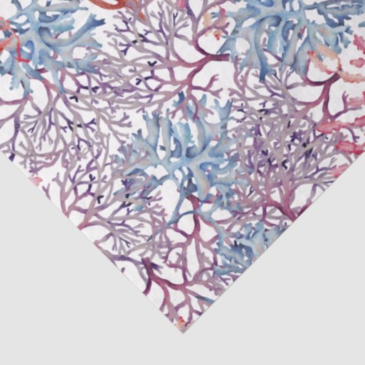 Unterwasser-Aquarell-Zusammensetzung Reihe Design  Seidenpapier (Ausschnitt)