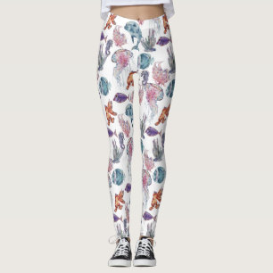 Unterwasser-Aquarellkomposition Serie Design 2  Leggings