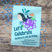 Unterwasser-Aquarium Geburtstag Einladung