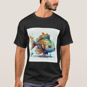 Unterwasser-Aquarium-Scene-T-Shirt T-Shirt