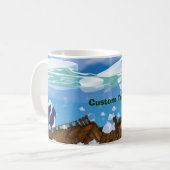Unterwasser-Arktis Kaffeetasse (Vorderseite Links)