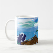 Unterwasser-Arktis Kaffeetasse (Links)
