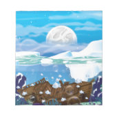 Unterwasser-Arktis Notizblock (Vorderseite)