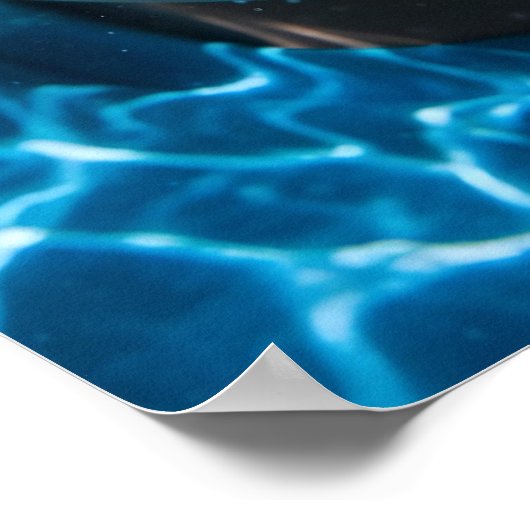 Unterwasser-Autistic Boy Sensory Journey Awareness Poster (Ecke)