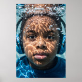 Unterwasser-Autistic Boy Sensory Journey Awareness Poster (Vorne)