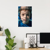 Unterwasser-Autistic Boy Sensory Journey Awareness Poster (Heimbüro)