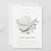 Unterwasser-Blütenfische jedes Alter Geburtstag Ei Dankeskarte (Vorderseite)