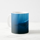 Unterwasser Buckelwal Kaffeetasse (Vorderseite Links)