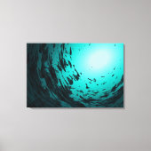 Unterwasser - Canvas Print Leinwanddruck (Vorderseite)