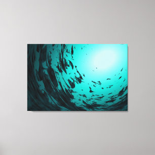 Unterwasser - Canvas Print Leinwanddruck