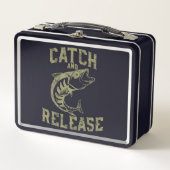 Unterwasser-Delight Metal Lunchbox - Fischdesign (Vorderseite)