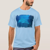 Unterwasser-Delphin Herren-Langschläfer-T - Shirt (Vorderseite)