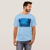 Unterwasser-Delphin Herren-Langschläfer-T - Shirt (Vorne ganz)