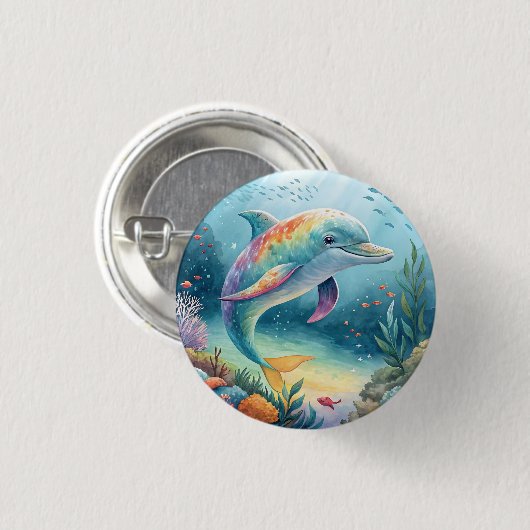 Unterwasser-Dolphin Button (Vorne & Hinten)