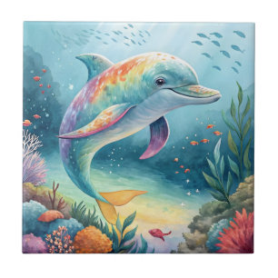 Unterwasser-Dolphin Fliese