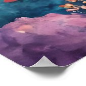 Unterwasser-Dolphin Poster (Ecke)