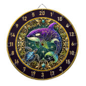 Unterwasser Elegance Orca Dartboard Deco Dartscheibe (vorne)
