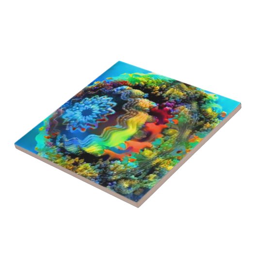 Unterwasser Fliese (Seite)