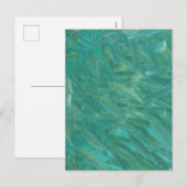 Unterwasser-Foto Feiertagspostkarte (Vorne/Hinten)