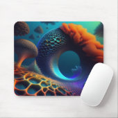 Unterwasser-Fraktal-Landschaft Mousepad (Mit Mouse)