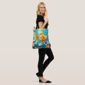 Unterwasser-Goldfish-Kunst Tasche (Am Model)