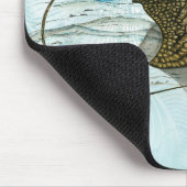 Unterwasser-Graceful handgemalt Verzierter Adlerst Mousepad (Ecke)