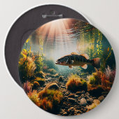 Unterwasser-Großmutterbass Button (Vorne & Hinten)