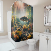 Unterwasser-Großmutterbass Duschvorhang (Beispiel)