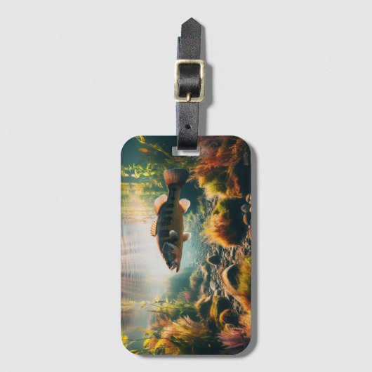 Unterwasser-Großmutterbass Gepäckanhänger (Vorderseite Vertikal)