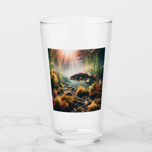 Unterwasser-Großmutterbass Glas (Vorderseite)