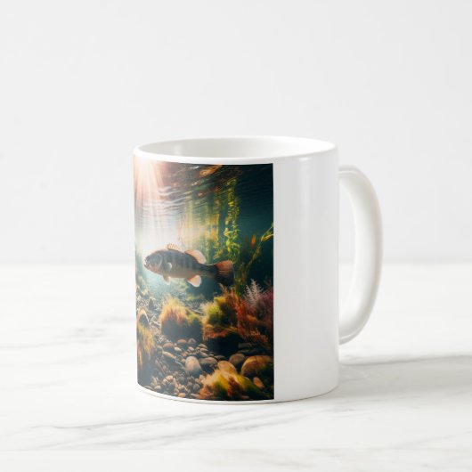Unterwasser-Großmutterbass Kaffeetasse (VorderseiteRechts)