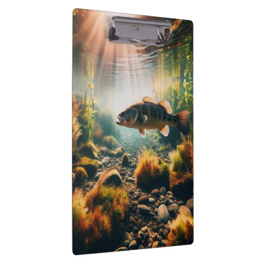 Unterwasser-Großmutterbass Klemmbrett (Rechts)