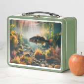 Unterwasser-Großmutterbass Metall Brotdose (Beispiel)