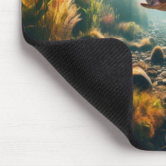 Unterwasser-Großmutterbass Mousepad (Ecke)
